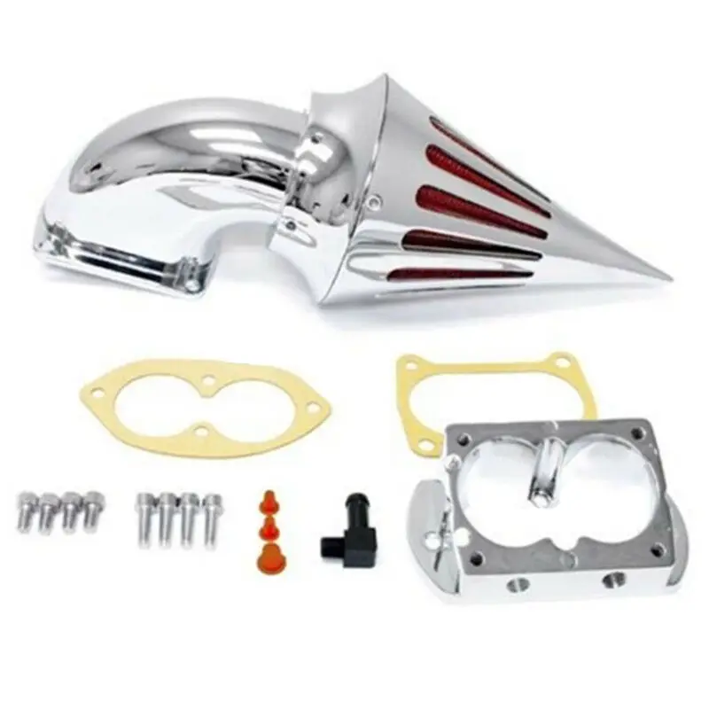 

Motorcycle Chrome Spike Intake Air Cleaner Filter Kit For Kawasaki Vulcan 1500 1600 2002-2009