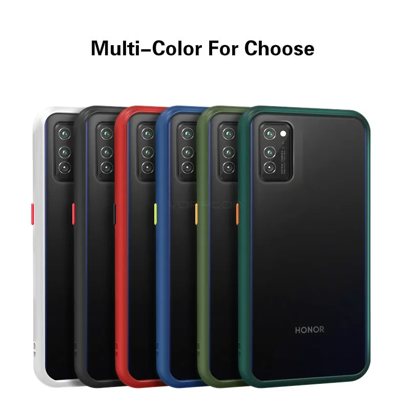 

For Huawei Honor 10X Lite Case Translucent Soft Edge Matte Hard Plastic Back Cover For Honor 10X Lite Shockproof