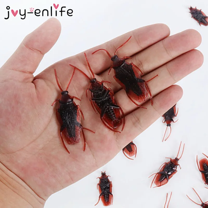 12 шт. забавные искусственные тараканы украшение для Хэллоуина шутки приколы