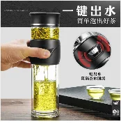 Curge Стекло Чай Кубок кружки с крышкой Чай Infuser стеклянный, с двойными стенками чашка для Кофе бутылка-термос для стакан для воды Стекло бутылка для воды