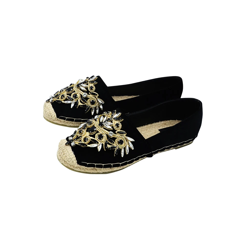 Fujin 2020 новый дизайн весна зима Бабочка Кристалл Женская бархатная обувь с круглым