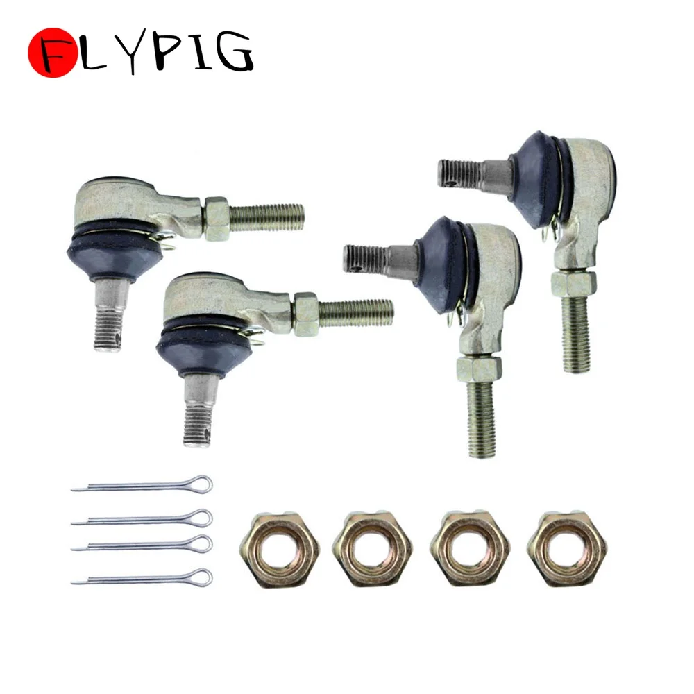 2 комплекта M10 комплект наконечников рулевой тяги Шариковые шарниры для Yamaha Banshee