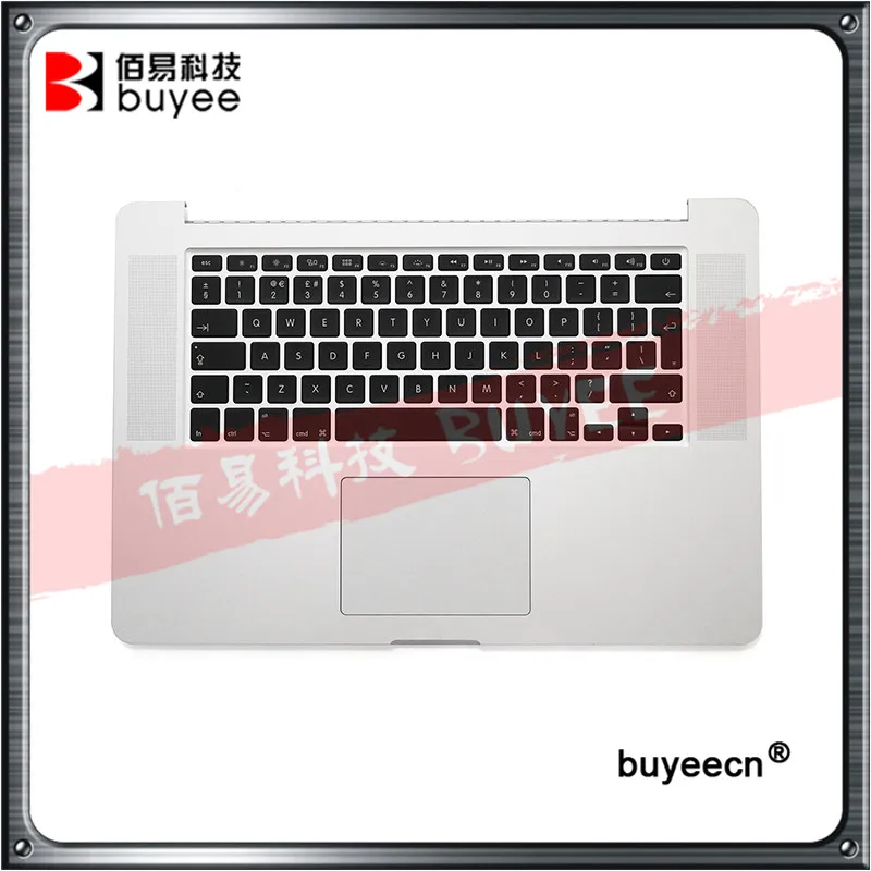 

Original A1398 TopCase For Macbook Pro Retina 15" 2015 A1398 top case US UK SP GE Czech Keyboard+Trackpad+Battery Assembly