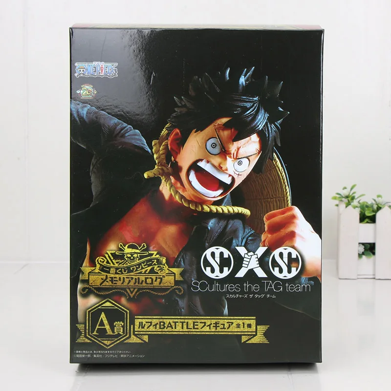 luffy box Аниме одна деталь фигурка туз Шанкс обезьяна д Луффи фигурка Зоро Санджи Ло Трафальгар Сабо одна деталь аниме MSP ПВХ Модель игрушки - Цвет: luffy box