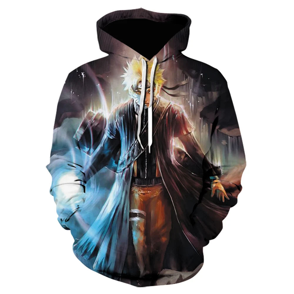 

3D Anime Hoodie 3D Printed Top Harajuku Men's Men's/Women Japanese Streetwear White Hoodie