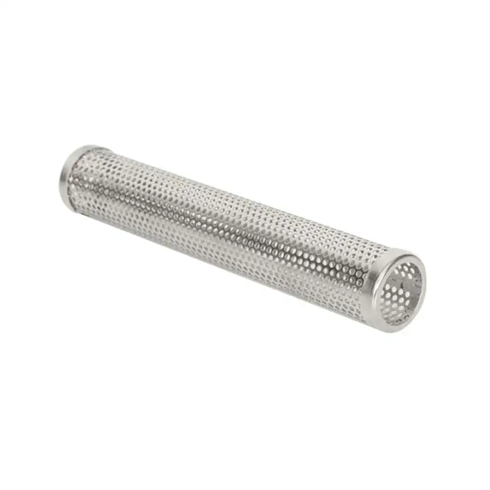 6 дюймов коптильни трубка Нержавеющая сталь гриль перфорированная сетка куриное