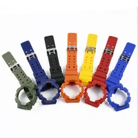 resin strap watch case mens outdoor sports wristband pin buckle watch accessories for casio g shock ga100 110 gd120 watch band