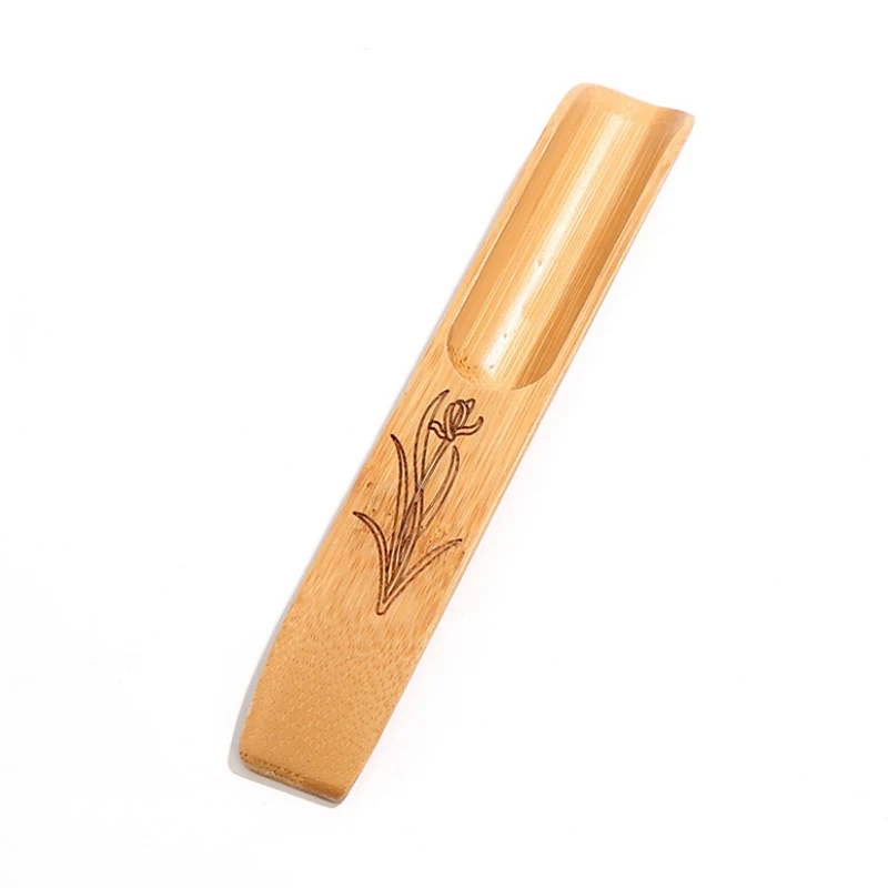 

20Pcs/Lot Bamboo Wooden Tea Scoop Leaves Powder Teaspoon Accessories 17.6*2.7cm