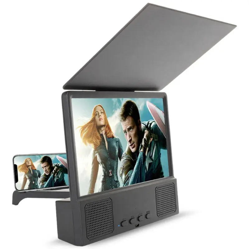 Универсальный 8 /12 дюймов планшет увеличитель для экрана телефона 3D HD видео