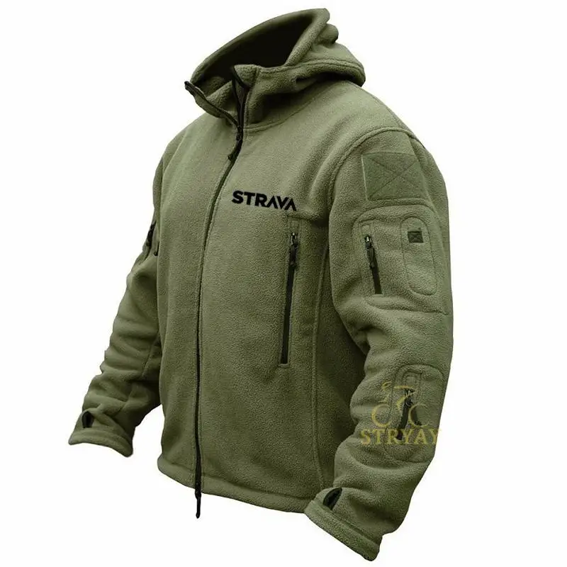 

Winter Men's Jacket Strava Short Wind Cycling Clothing Men Hooded Bicycle Clothing Thermal Cycling Clothes Outdoor Sport Jacket