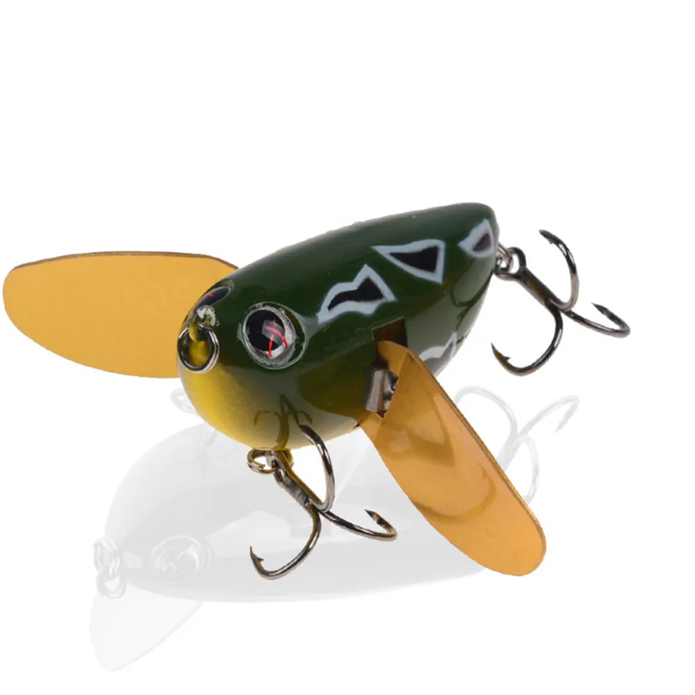 1 шт. Новый Topwater воблер (Wobbler) бионические приманки для рыбной ловли в виде цикады с