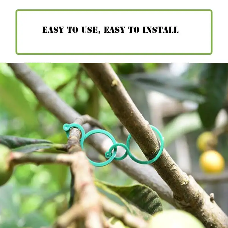 

Plant Support Clips Garden Clips Flower Orchid Stem Clips For Vine Suppor Plant Grafting Stakes Connector Clip Gardening Tools