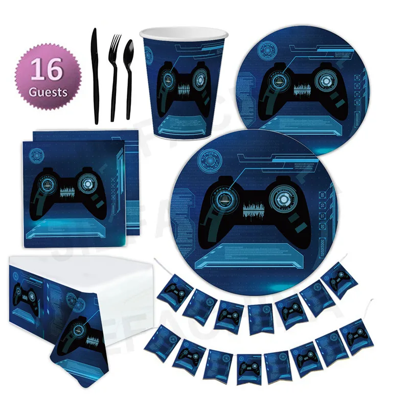 CHENN крепость Ночная тема мультфильм вечерние одноразовая посуда капкейк Топпер