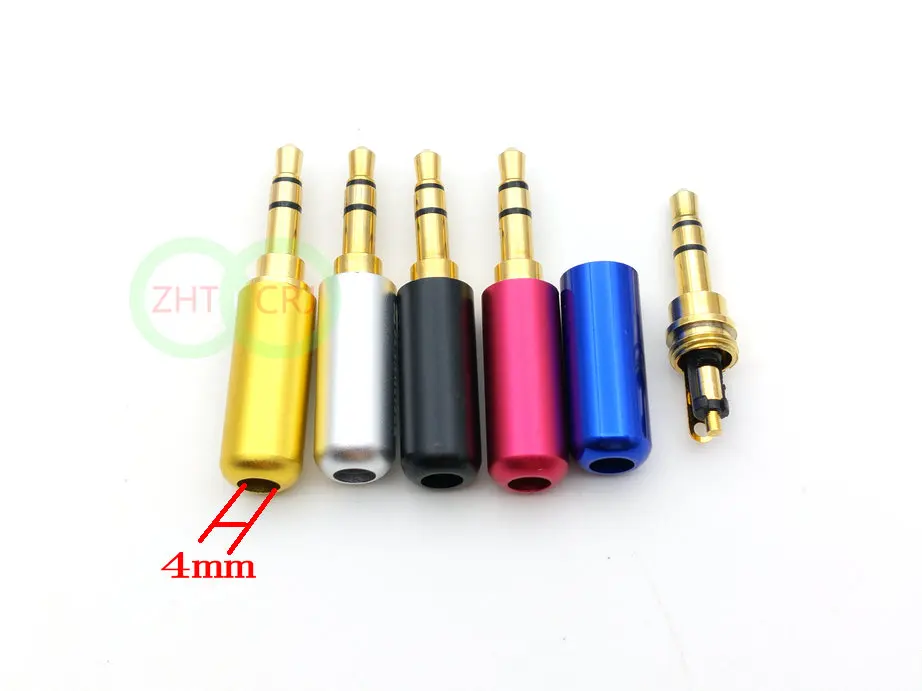 100 шт. алюминиевый корпус стерео 3 5 мм разъем для наушников аудио|Соединители| |