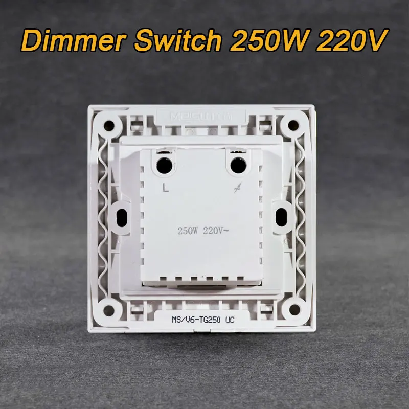 Выключатели со светодиодным индикатором 220v Max 250W 200-240V светильник диммер