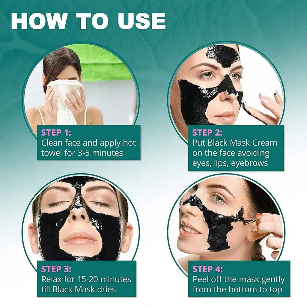120 г бамбуковый уголь маска для удаления угрей черных точек и прыщей носа