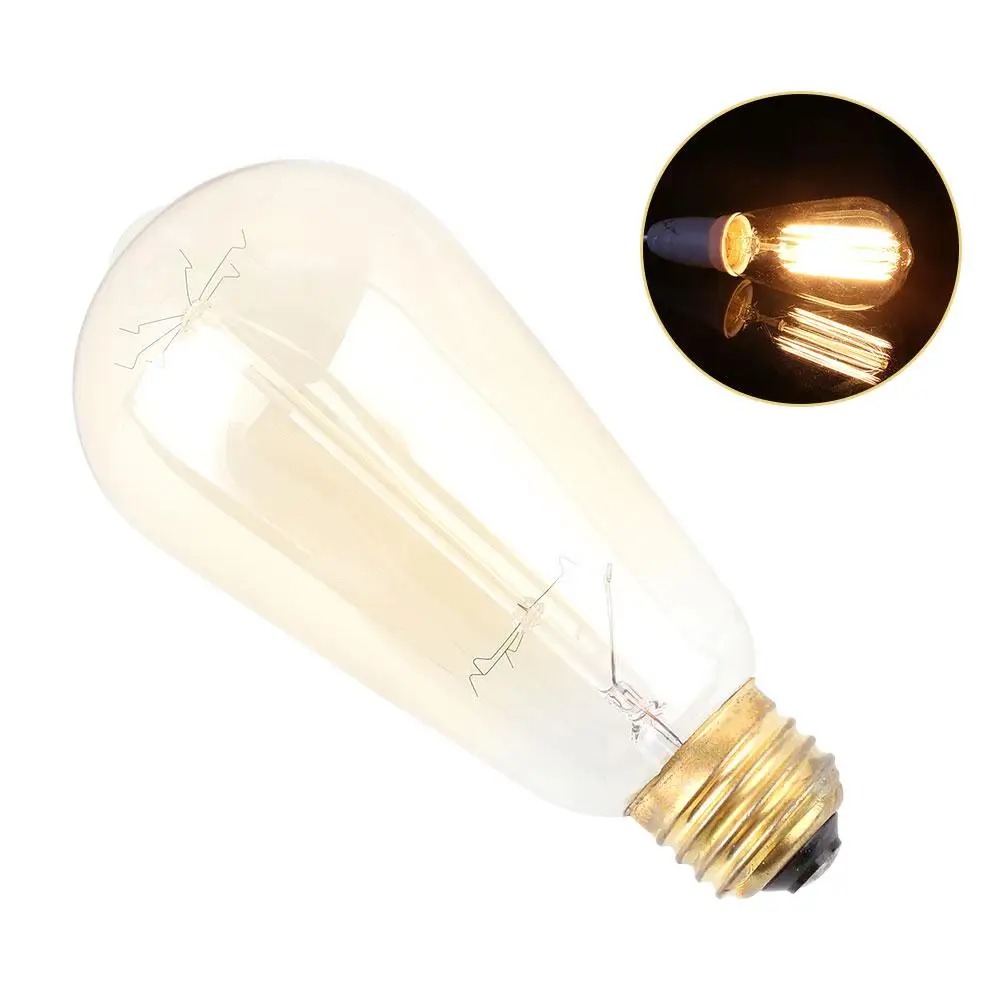 

Bright Retro E27 840W Edison Type Tungsten Filament Bulb Droplight AC120V