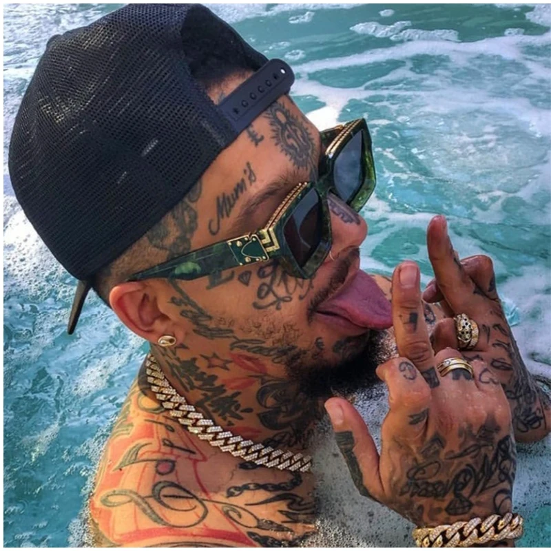 

Personalized Big Frame Sunglasses For Men Women Sports Fishing Driving Mirrors Vintage Sexy UV400 Sun Glasses Female Oculos