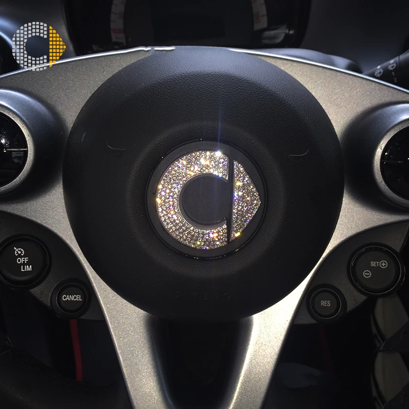 Автомобильные декоративные наклейки на руль для Smart Fortwo Forfour 453 451 450 Crossblade City купе