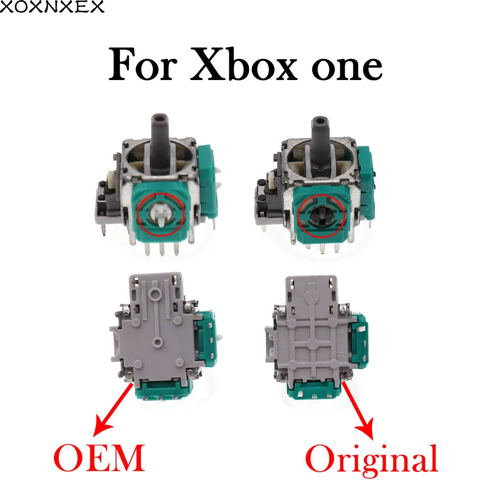 100pcs for Xbox One Controller 3Pin 3D Analog Joysticks Sensor Module with Potentiometer Replacement High Quality