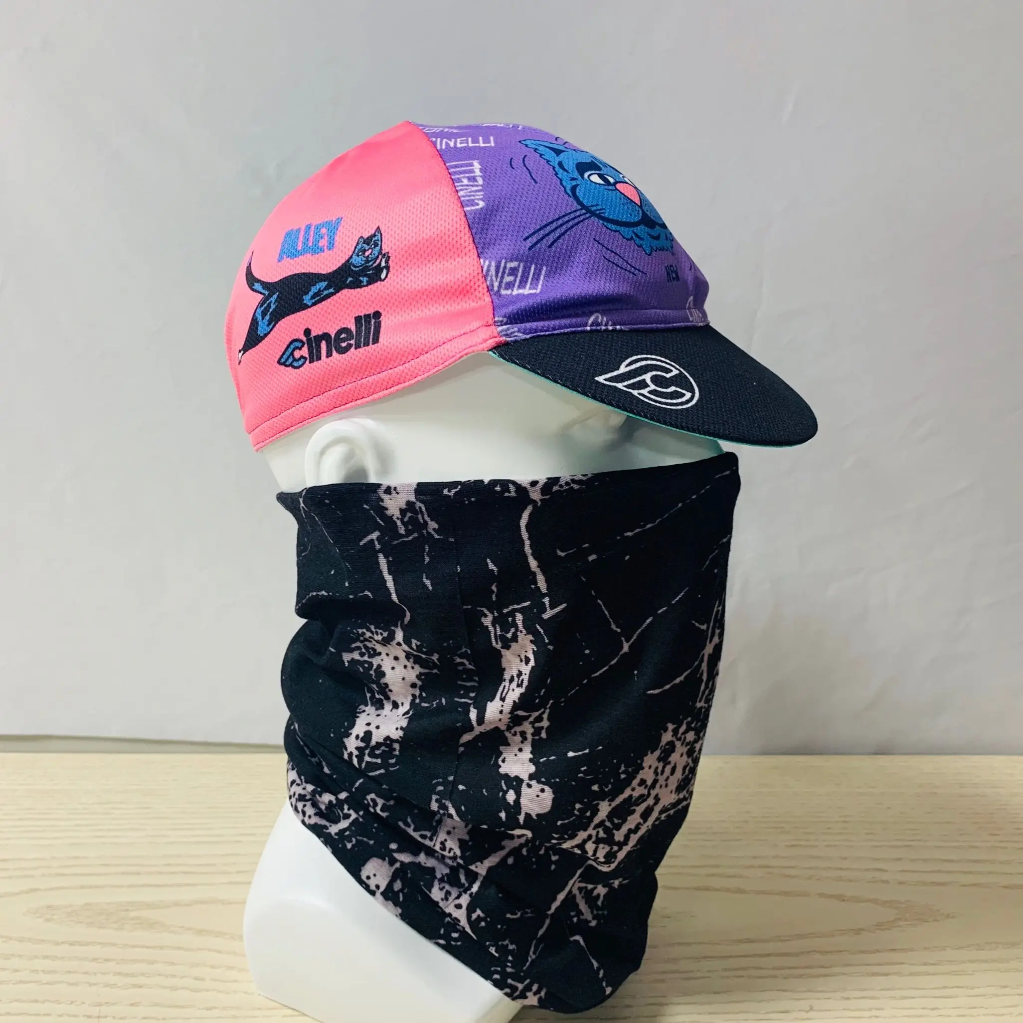 

Cat Classical New Polyester Cycling Caps Road Bicycle Breathable Mtb Bmx Balaclava XIMATT Pink Purple Bike Hats