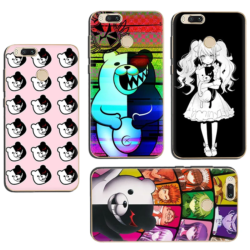 EWAU Danganronpa monokuma силиконовый матовый чехол для телефона для Xiaomi 6 8 9 SE A1 A2 Lite Mix 2S Max 3 F1 A3 9T Pro CC9e 9 Pro Note 10
