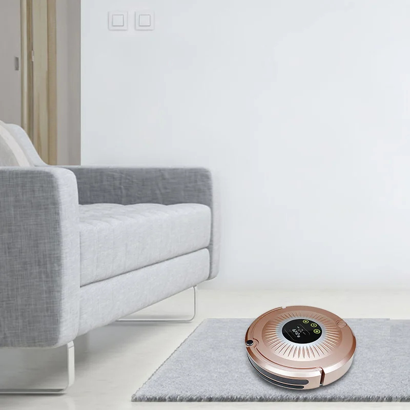 Подсолнечник Авто перезаряжаемый умный робот пылесос беспроводной 1200PA