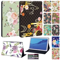 pu leather case for huawei mediapad m5 10 8m5 lite 10 1m5 lite 8 fold stand hard tablet cover for mediapad t3 8 0t5 10 10 1
