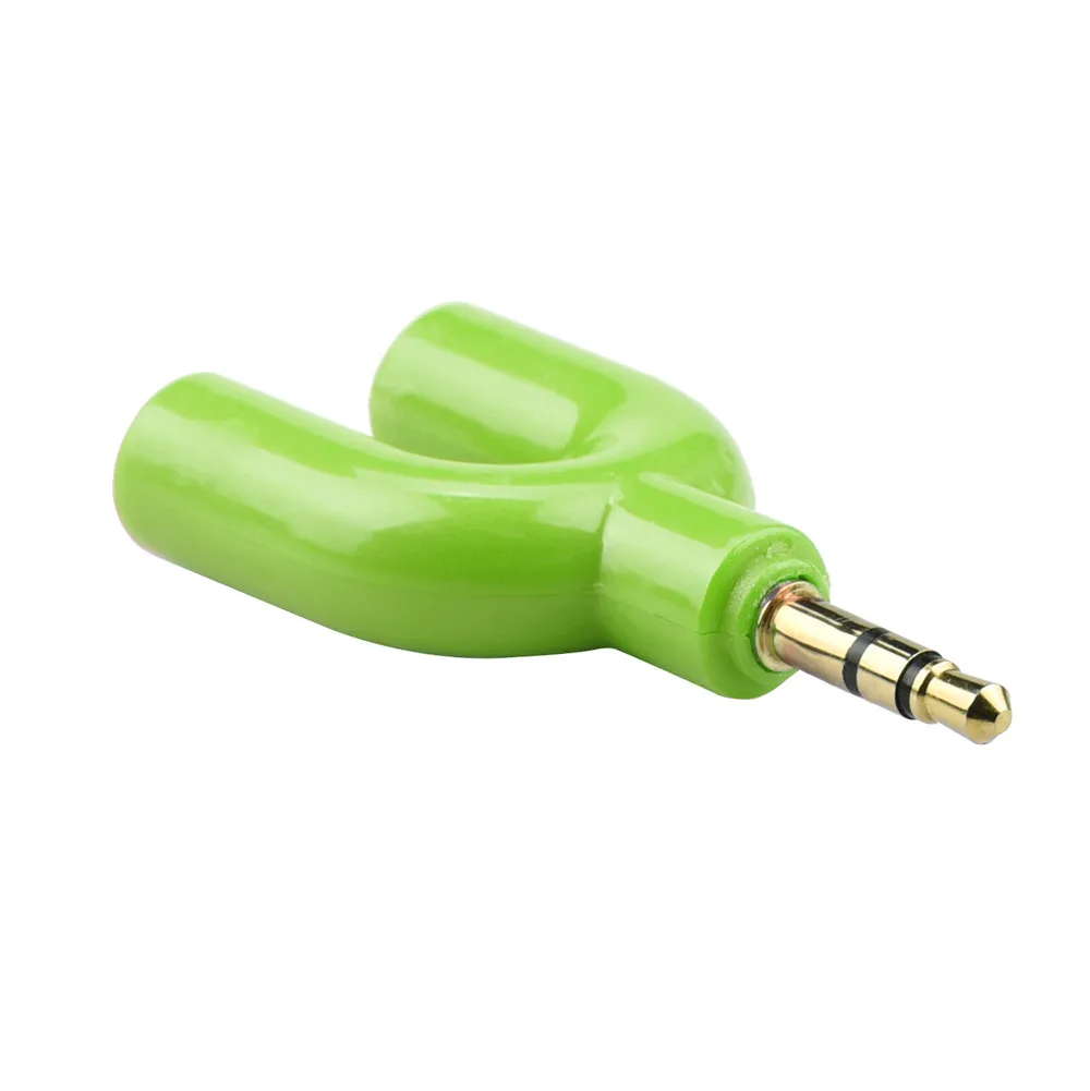 CARPRIE 3.5 mm Stereo Audio Y-Splitter 2 Female to 1 Male Cable Adapter for Mobile phone Earphone PC Laptop Computer