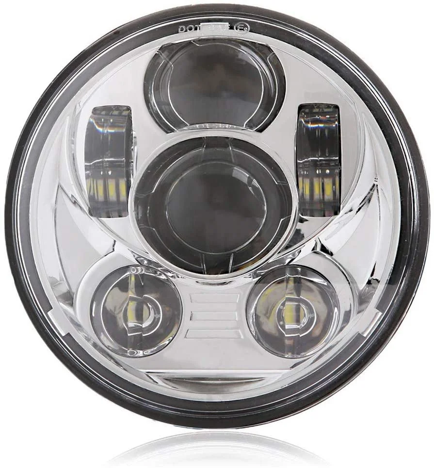 

Z-offroad 5-3/4 5.75 Led Headlight Round Motorcycle Headlamp Compatible with Davidson Sportster 883 Dyna Street Bob Night