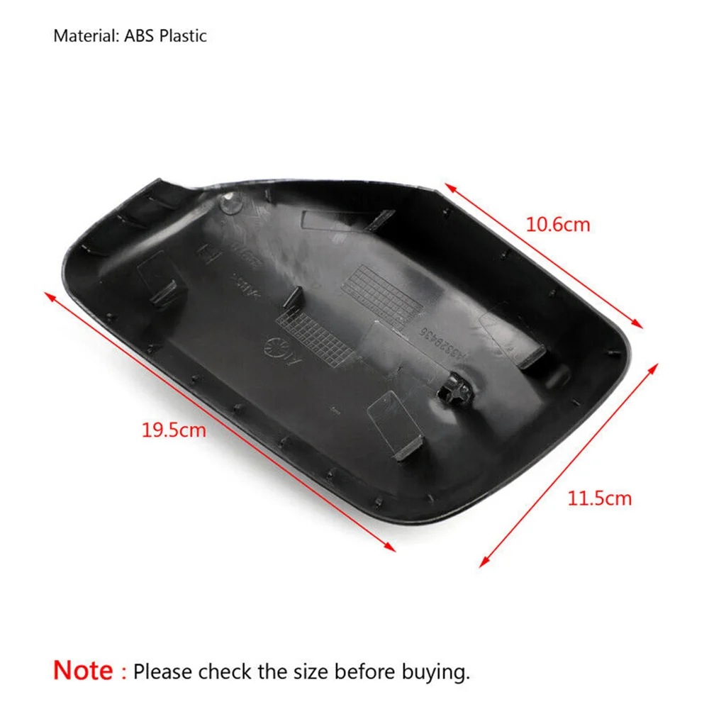 1 пара карбоновых черных стильных дизайнерских боковых крышек зеркала заднего