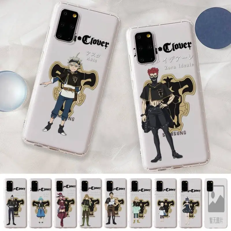 

Japanese anime evil cute Black Clover Phone Case For Samsung A 10 20 30 50s 70 51 52 71 4g 12 31 21 31 S 20 21 plus Ultra