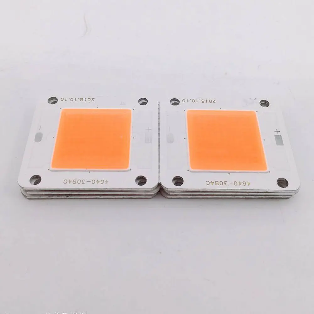 50 Вт полный спектр светодиодный COB Чип DC12V 32 V встроенный умный IC драйвер 220V