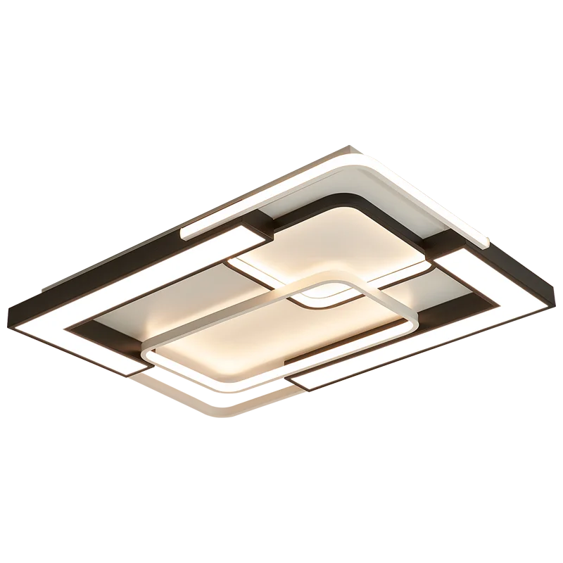Люстра освещение для гостиной спальни Lustre прямоугольная люстра AC85 265V lamparas de techo