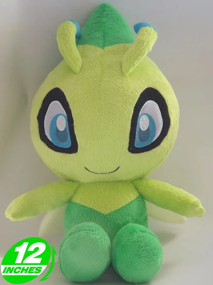 

12inch 30cm plush Celebi Anime lovely doll stuffed soft positive energy good quality birthday Halloween Christmas Gift for kid