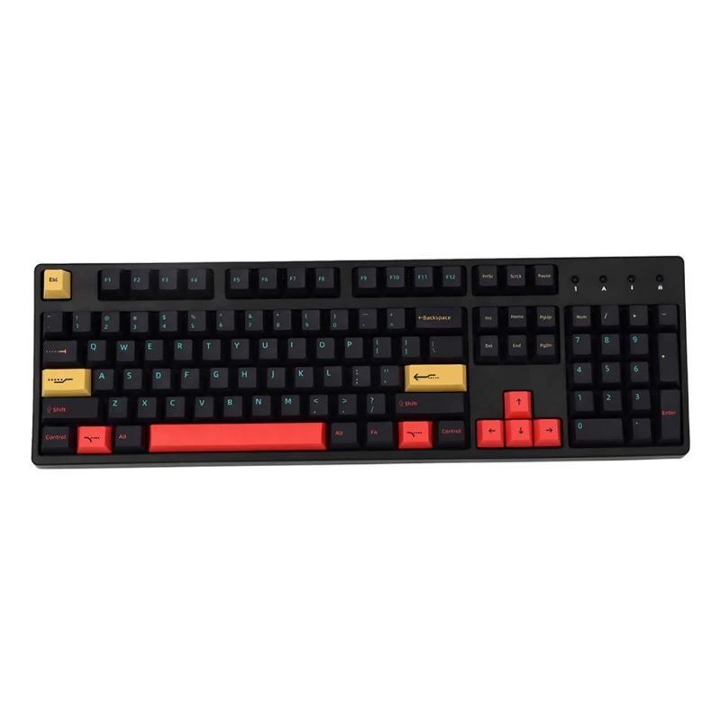 

Mechanical Keyboard Keycaps Eye-catching Cherry Profile 136 Keys PBT Dye Sub Key Compatible Cherry MX Kailh Gateron