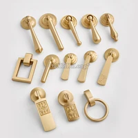 brand new 10pcs european solid brass furniture handles cupboard wardrobe drawer kitchen wine cabinet pulls handles and knobs