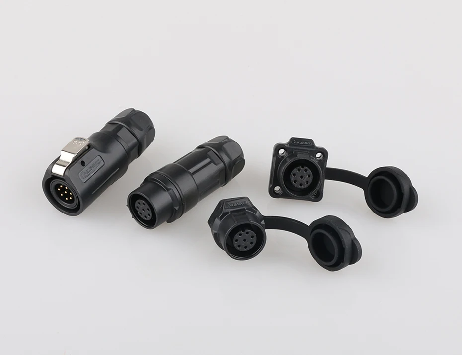 Водонепроницаемый разъем штекер гнездо M12 2pin powercon/светодиодный свет/Солнечная/Электроника IP67 разъем пастик