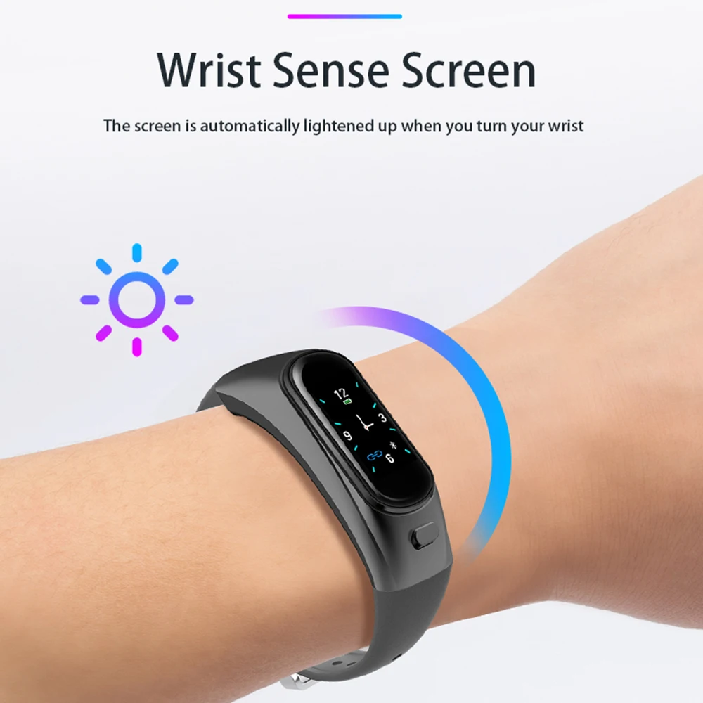 Умный Браслет H109 Talkband, Беспроводная Bluetooth гарнитура для звонков, для телефона huawei, samsung, с монитором сердечного ритма, Talk Band PK B5