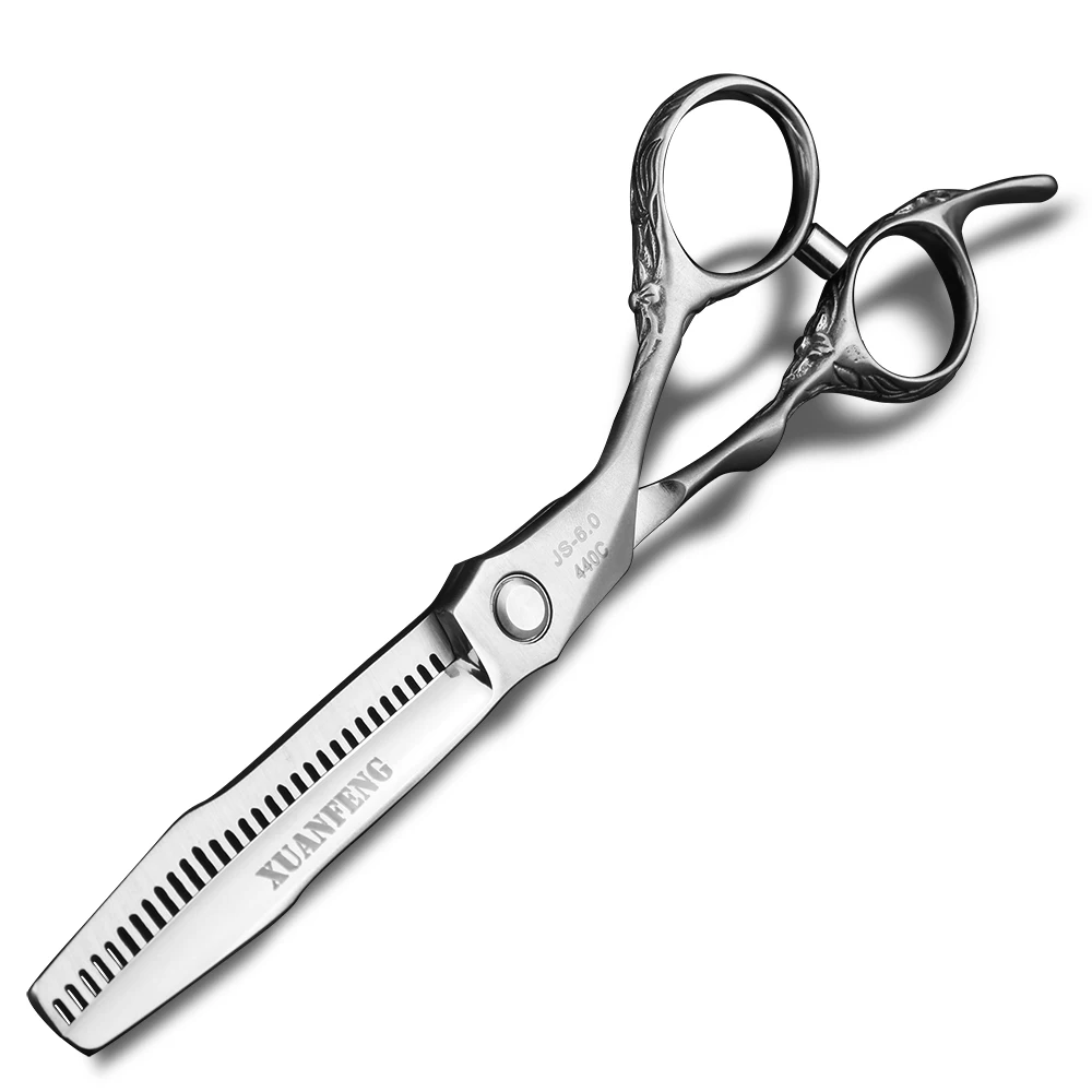 6 дюймов матовые японские 440C ножницы для стрижки волос и филировочные