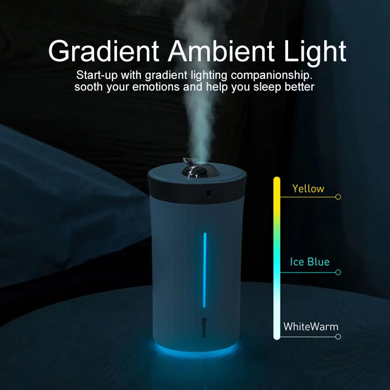 Увлажнитель воздуха Baseus аромадиффузор масла дома мини ультразвуковой