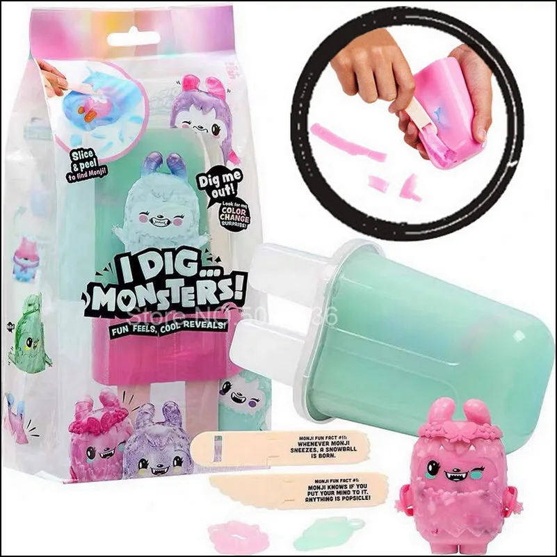 Я копал... Монстры реальные-1 шт. сборная забавная и милая игрушка для снятия