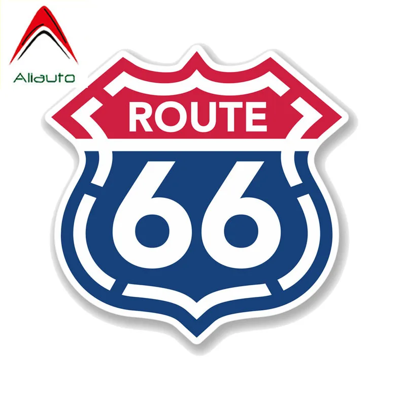 Aliauto креативные автомобильные стикеры флаг Америка путешествия шоссе 66 США ПВХ