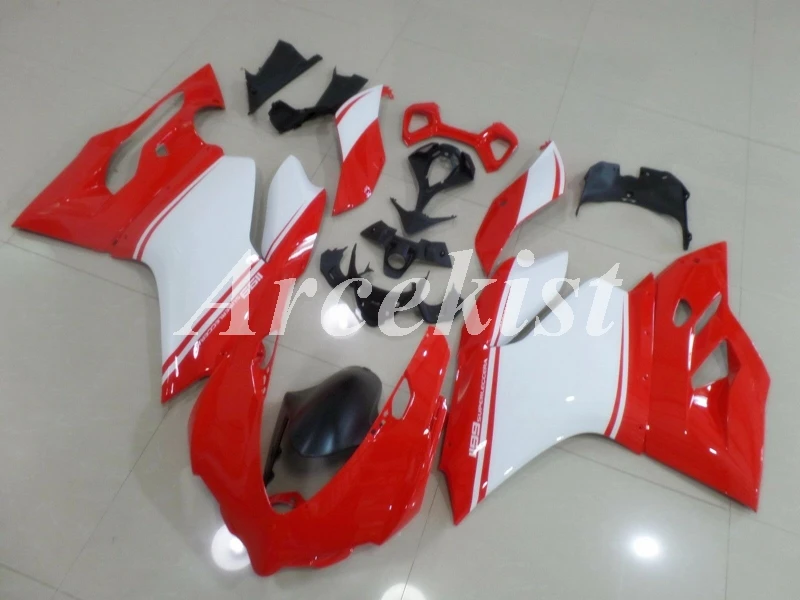

Новый комплект обтекателей ABS для мотоцикла, подходит для Ducati 959 1299 Panigale 2015 2016 2017 2018 15 16 17 18, красный, белый