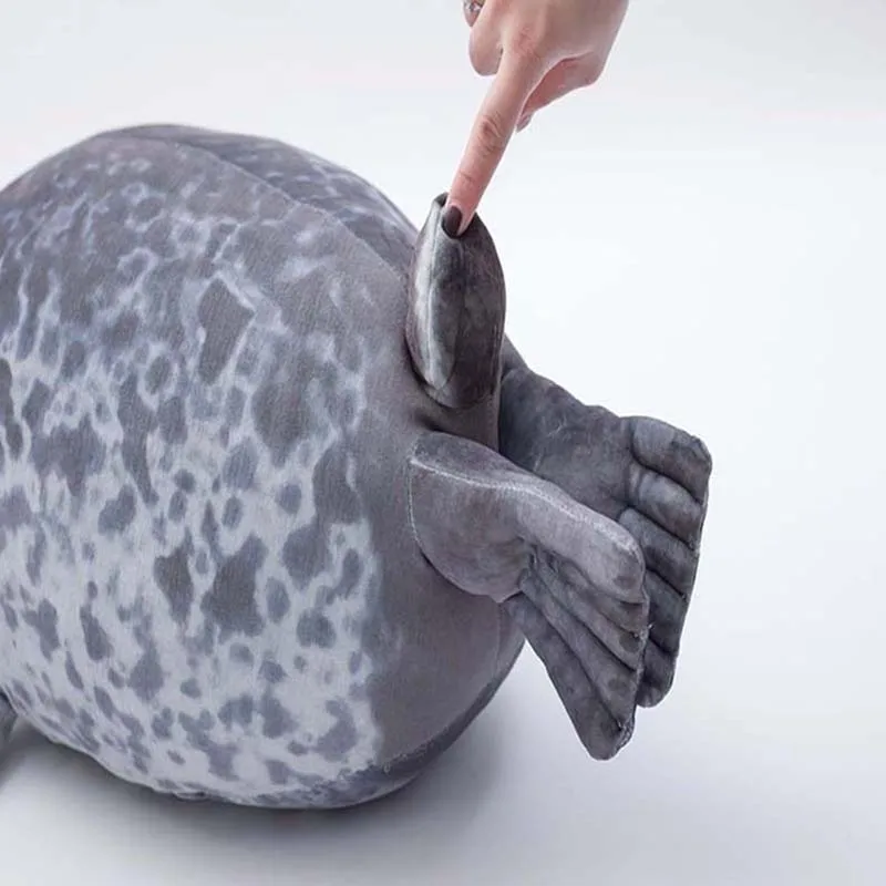 30-60 см Милые плюшевые игрушки морского льва Мягкая морская животное Плюшевая кукла для детей Подарок Спящая подушка 3D Новинка Бросить подушки на