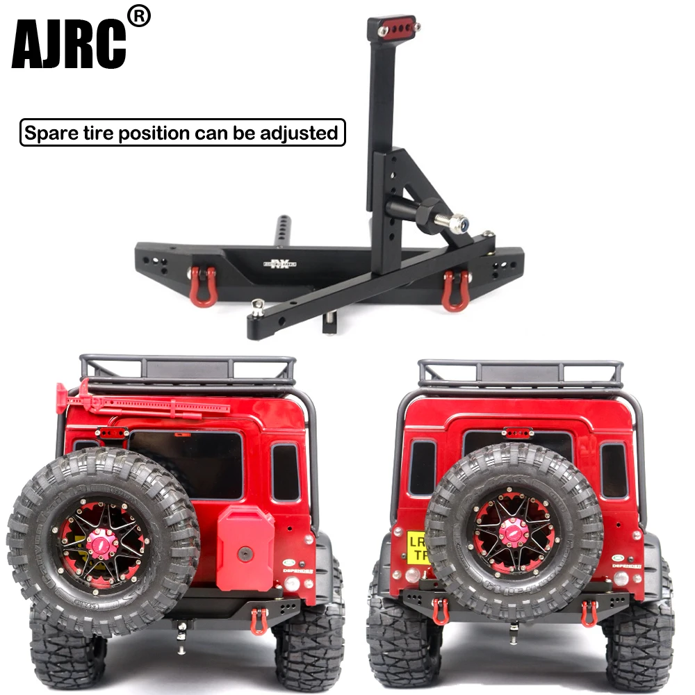 TRAXXAS TRX 4 Defender Axial Scx10 ii 90046 90047 металлический задний бампер может быть оснащен