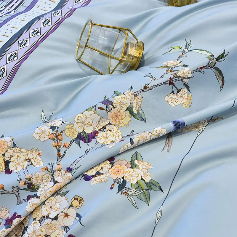 Комплект постельного белья 100S из египетского хлопка цифровой комплект с