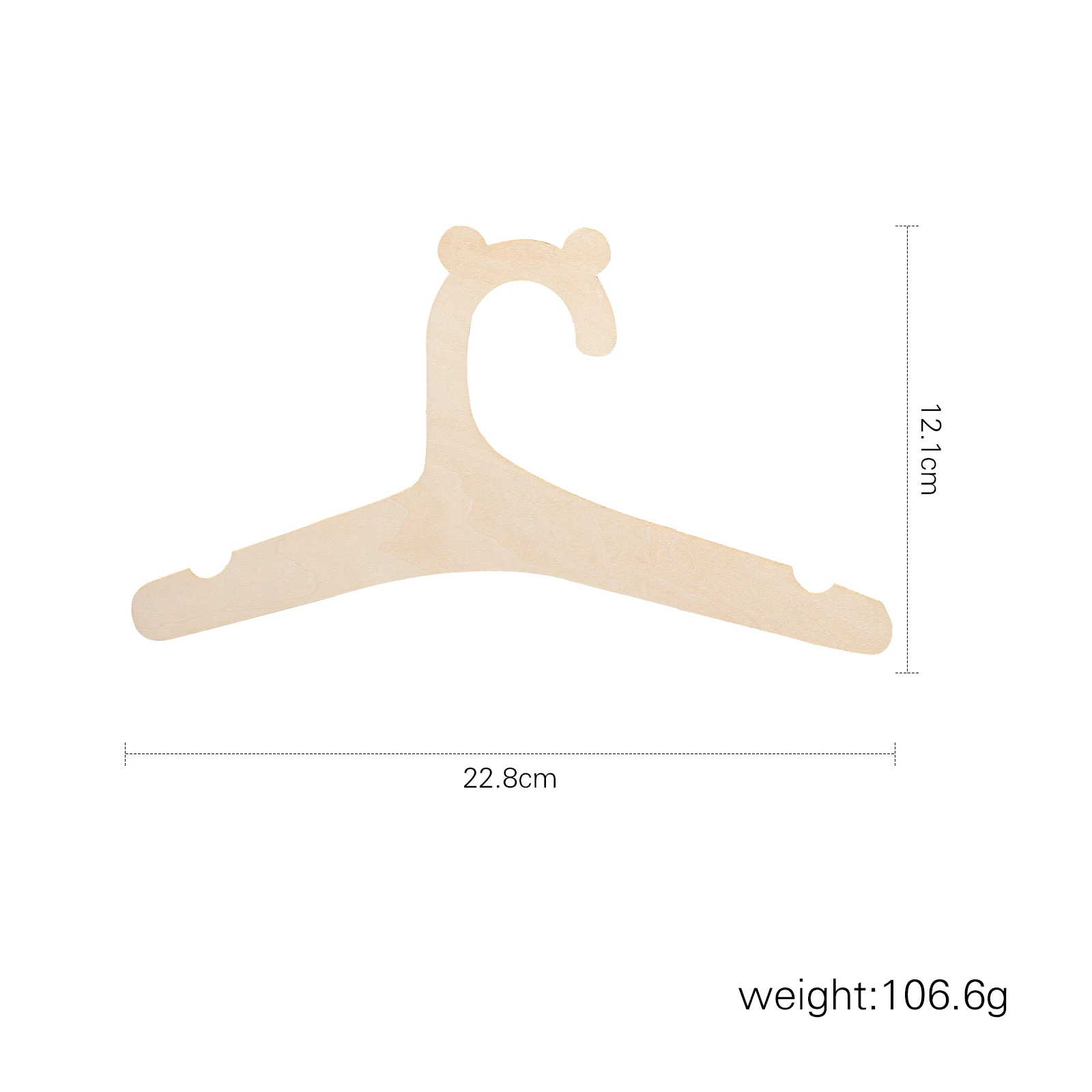 

10 Pcs/lot Baby Wooden Clothes Hanger Baby Creative Hanger Rack Home Girls Princess Room Nursery Decor for Kids Present