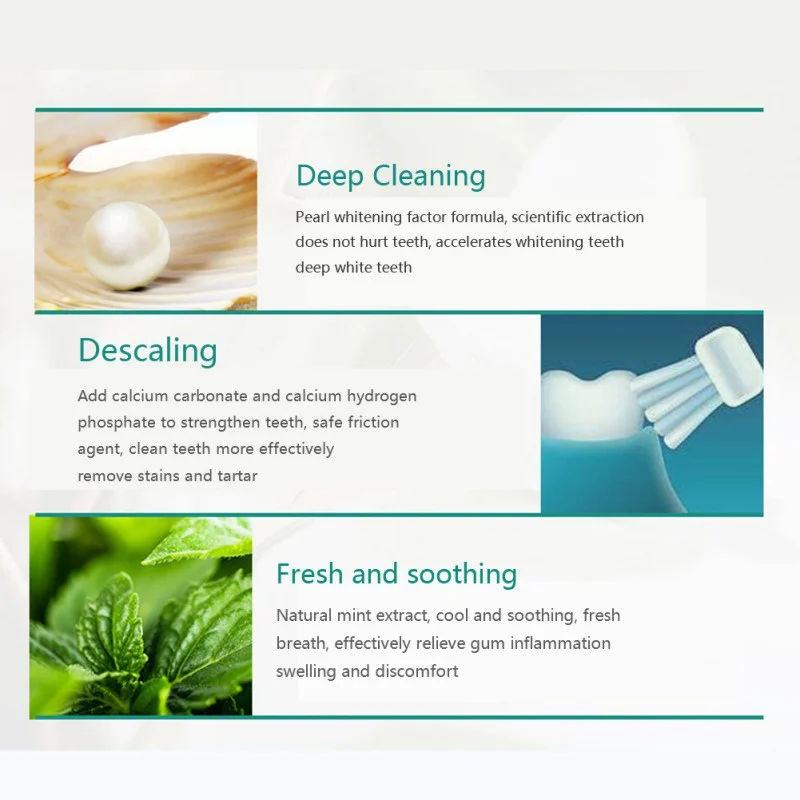 Наномасштаб активированный уголь уход за полостью рта порошок для чистки зубов