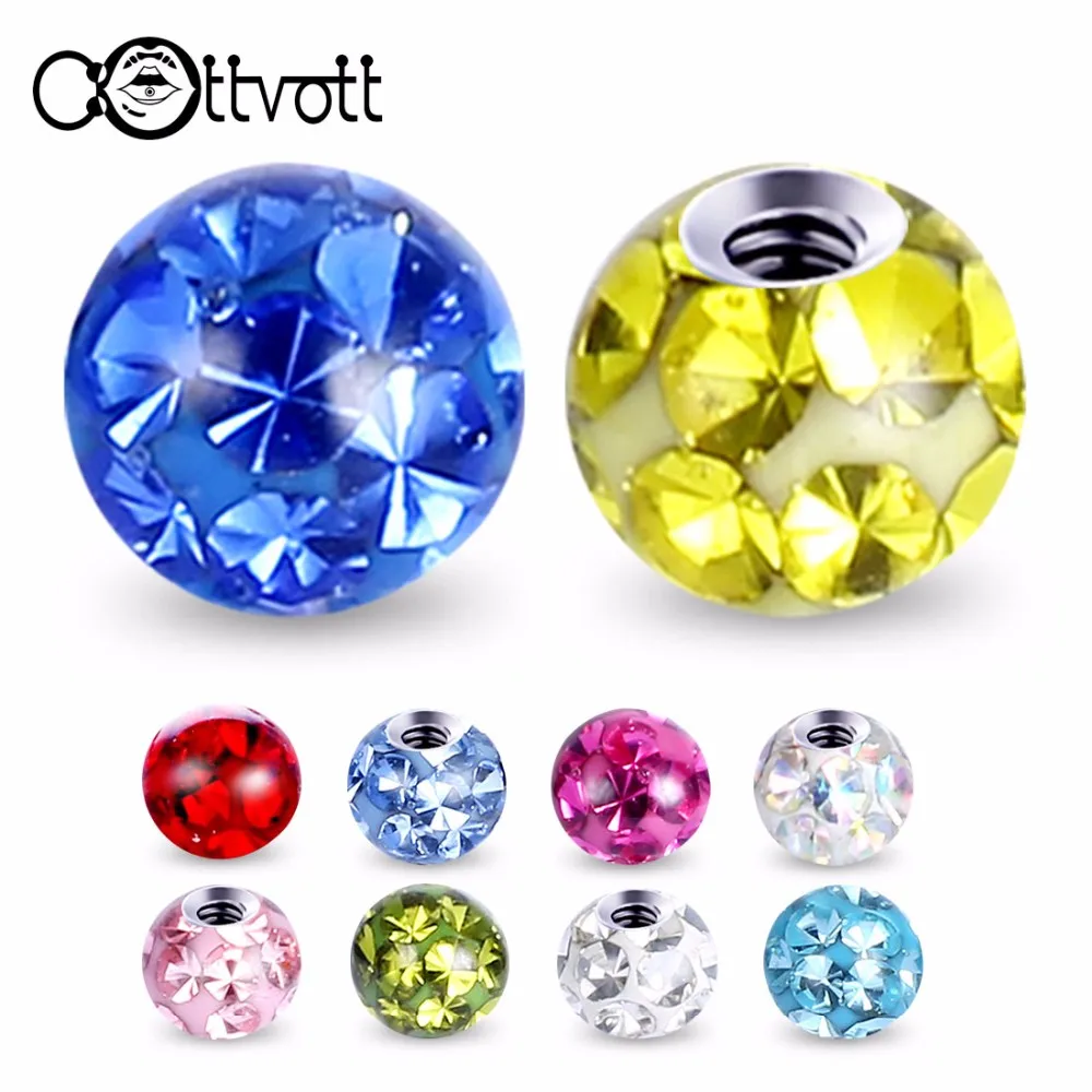 2 шт./лот 4 мм 316L нержавеющая сталь эпоксидной смолы с украшением в виде кристаллов